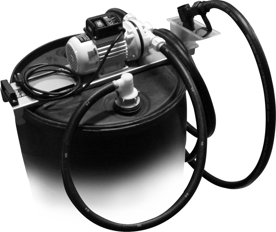 110Volt DEF Transfer System with Meter and Automatic Nozzle for 55