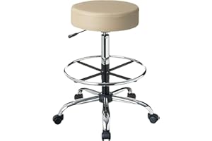 Boss Office Products Be Well Medical Spa Drafting Sool in Beige