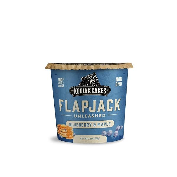KODIAK CAKES UNLEASHED FLAPJACK ON THE GO BAKING MIX, BLUEBERRY AND MAPLE, 2.18 OUNCE