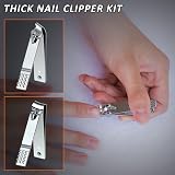 Wellehomi Toenail Clippers Heavy Duty Podiatrist Kit 11 Tools Gift Case view 5