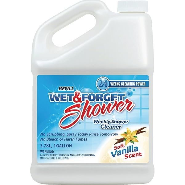 WET & FORGET VANILLA SCENT SHOWER CLEANER 1 GAL LIQUID