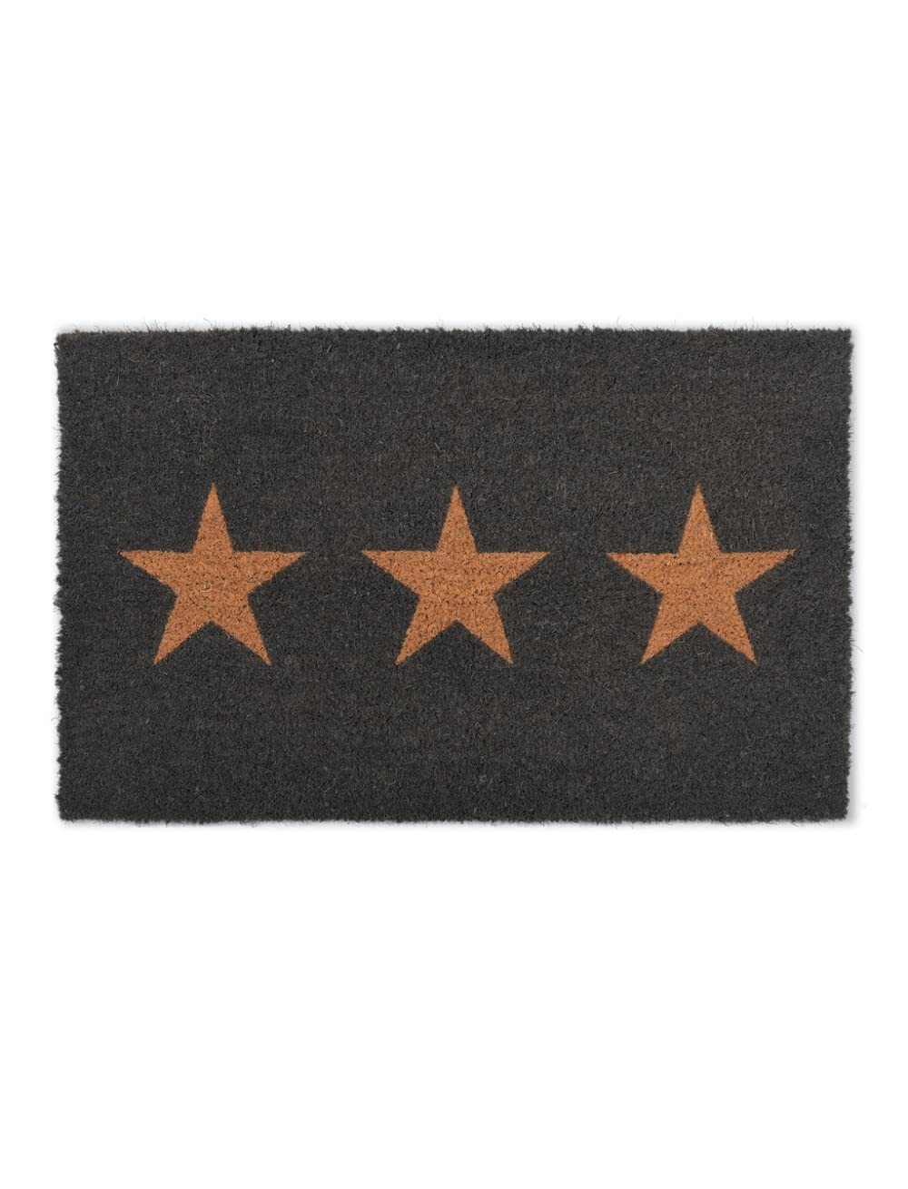 Garden Trading Doormat 3 Stars Crafted in Coir | H1.5 X W65 X D40cm