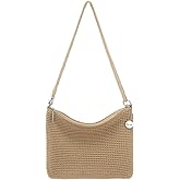 Purse - Hand Crochet Women's Handbag for Everyday & Travel, 3-in-1 Small Crossbody Bag With Zipper Closure & Pockets