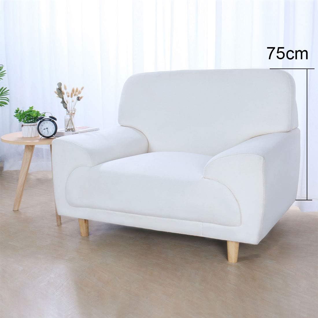 Sourcingmap 4 Inch Round Solid Wood Furniture Legs Sofa Couch Chair Table Desk Closet Cabinet Feet Replacement Adjuster Set of 4 - Image 4