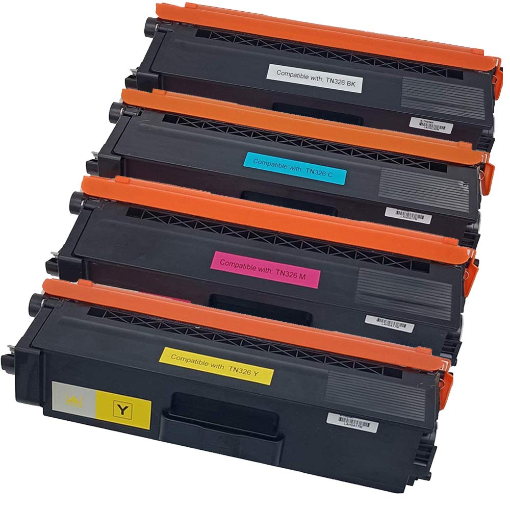 Office Ink TonerCompatible Toner Cartridge Replacement for Brother TN-326 HL-L8250CDN HL-L8350CDW MFC-L8600CDW MFC-L8850CDW MFC-L8650CDW DCP-L8400CDN DCP-L8450CDW DCP-L8350CDWT (BK,C,M,Y) 4 Pack