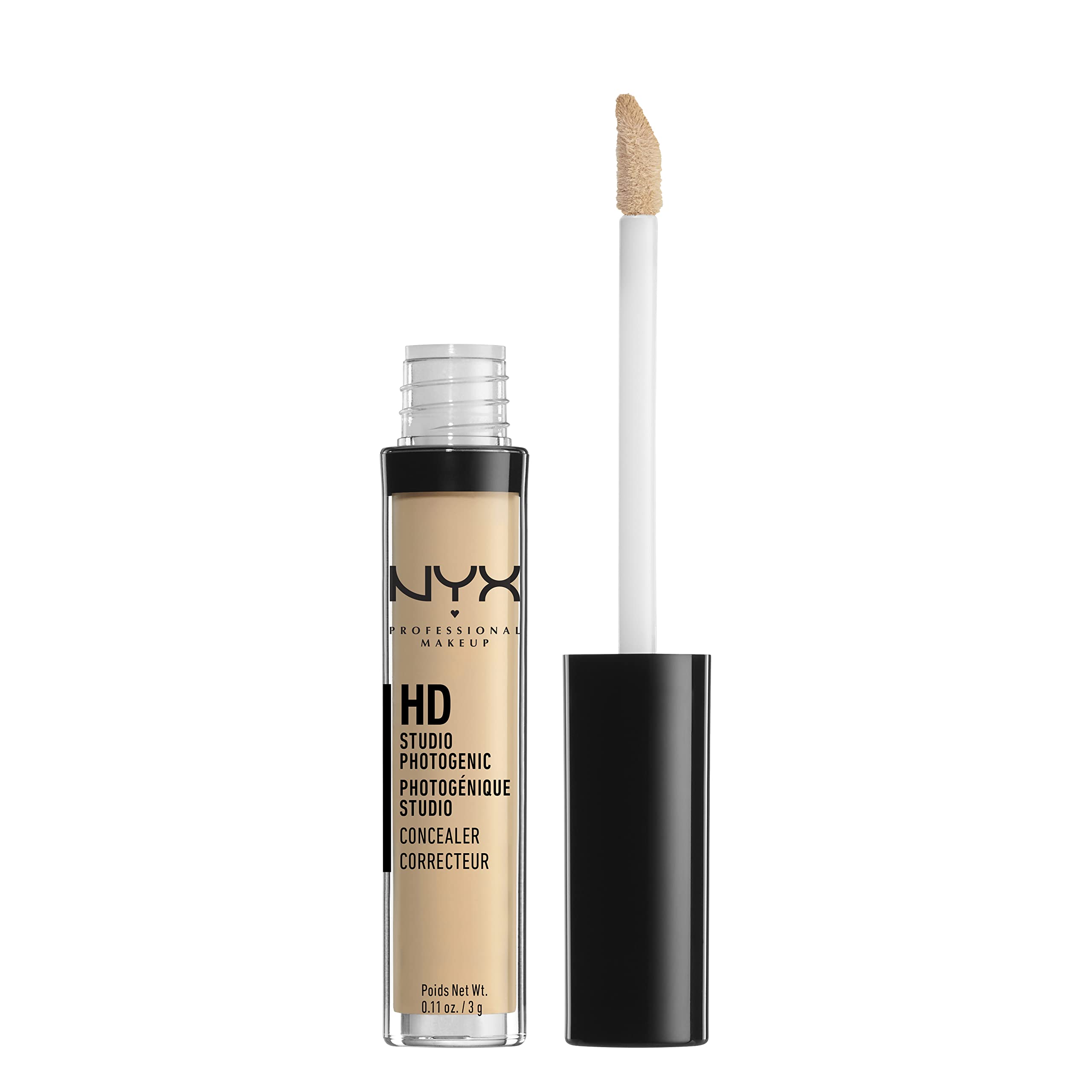 NYX Professional Makeup HD Photogenic Concealer Wand, For all skin types, Medium Coverage, Shade: Beige