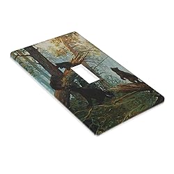 Bear Light Switch Cover Single Toggle Switch Plate