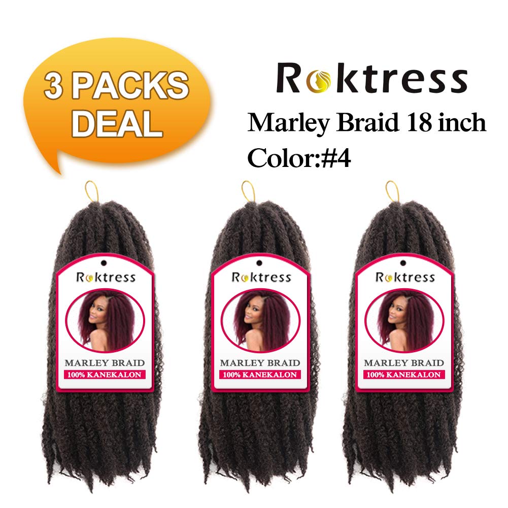 Roktress Hair 18 3pcs 4 Roktress Marley Braids Hair 100