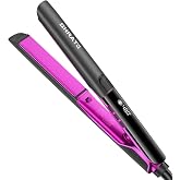 SHRATE Flat Iron Hair Straightener | 2 in 1 Flat Iron and Curler | 1.2 Inch | 18s Fast Heat | Less Frizz &amp; Smooth Glide | Dual Voltage Travel | Ionic Hair Straighteners For Women With Thick Or Wavy Hair