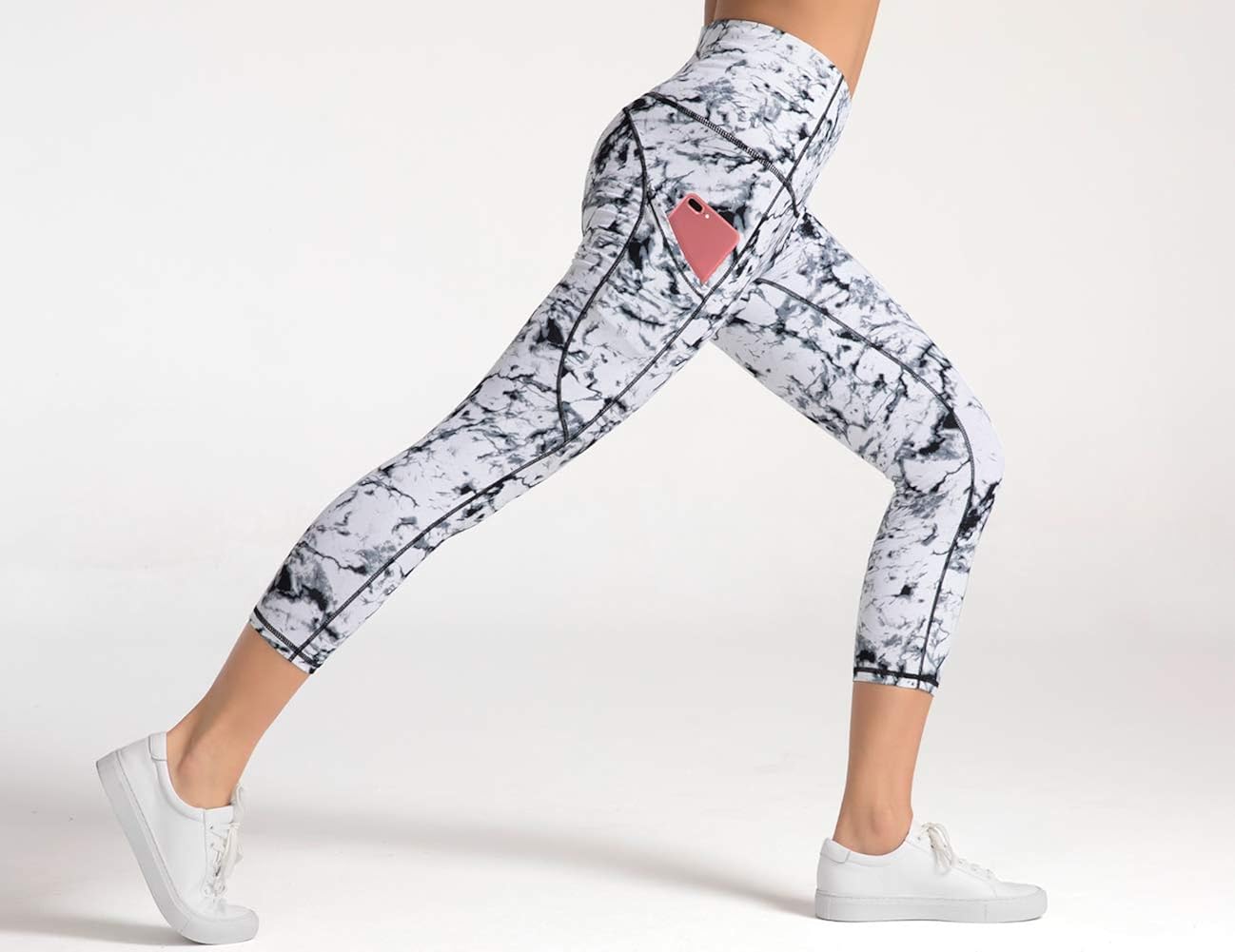 Dragon Fit High Waist Yoga Leggings with 3 Pockets,Tummy Control Workout Running 4 Way Stretch Yoga Pants: Clothing