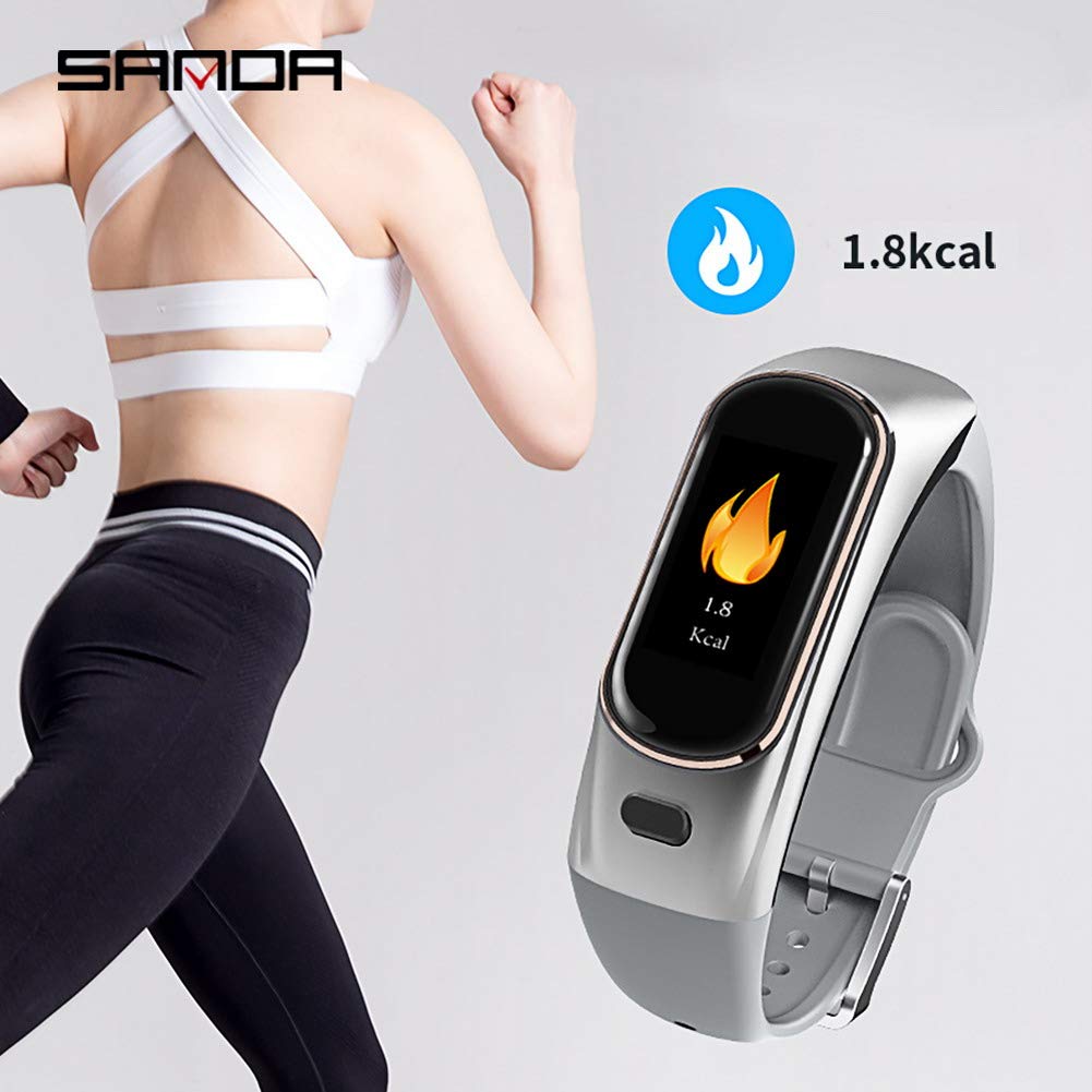 Dispositivi elettronici HYK Smart Band Fitness Tracker Auricolare Bluetooth  2 in 1 con monitoraggio della Pressione sanguigna e della frequenza  cardiaca Sport e tempo libero jutshi.ru