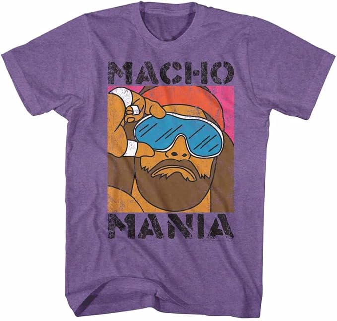 Macho Man TShirt Mania pour Homme Amazon.fr Vêtements et accessoires