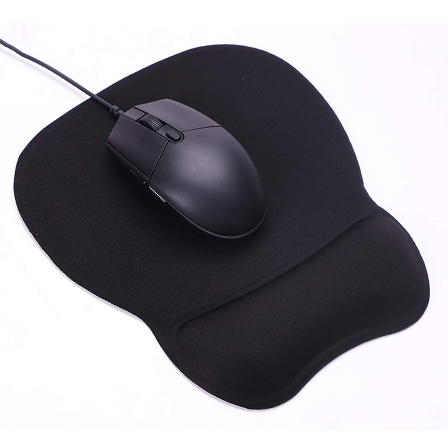 Mouse Pad with Wrist Rest Mouse Matt with Memory Foam Wrist Support Ergonomic Wrist Rest Support Comfort Mouse Pad Anti-slip Rubber Base Mouse Cushion Padding for Computers Laptop Working Gaming