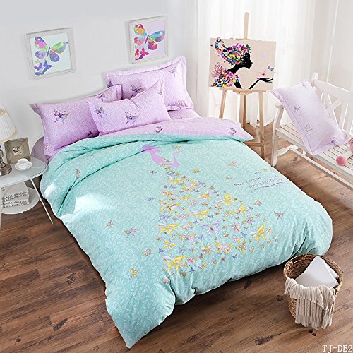 Kids Bedding Girls, Children's Cotton Duvet Cover Set