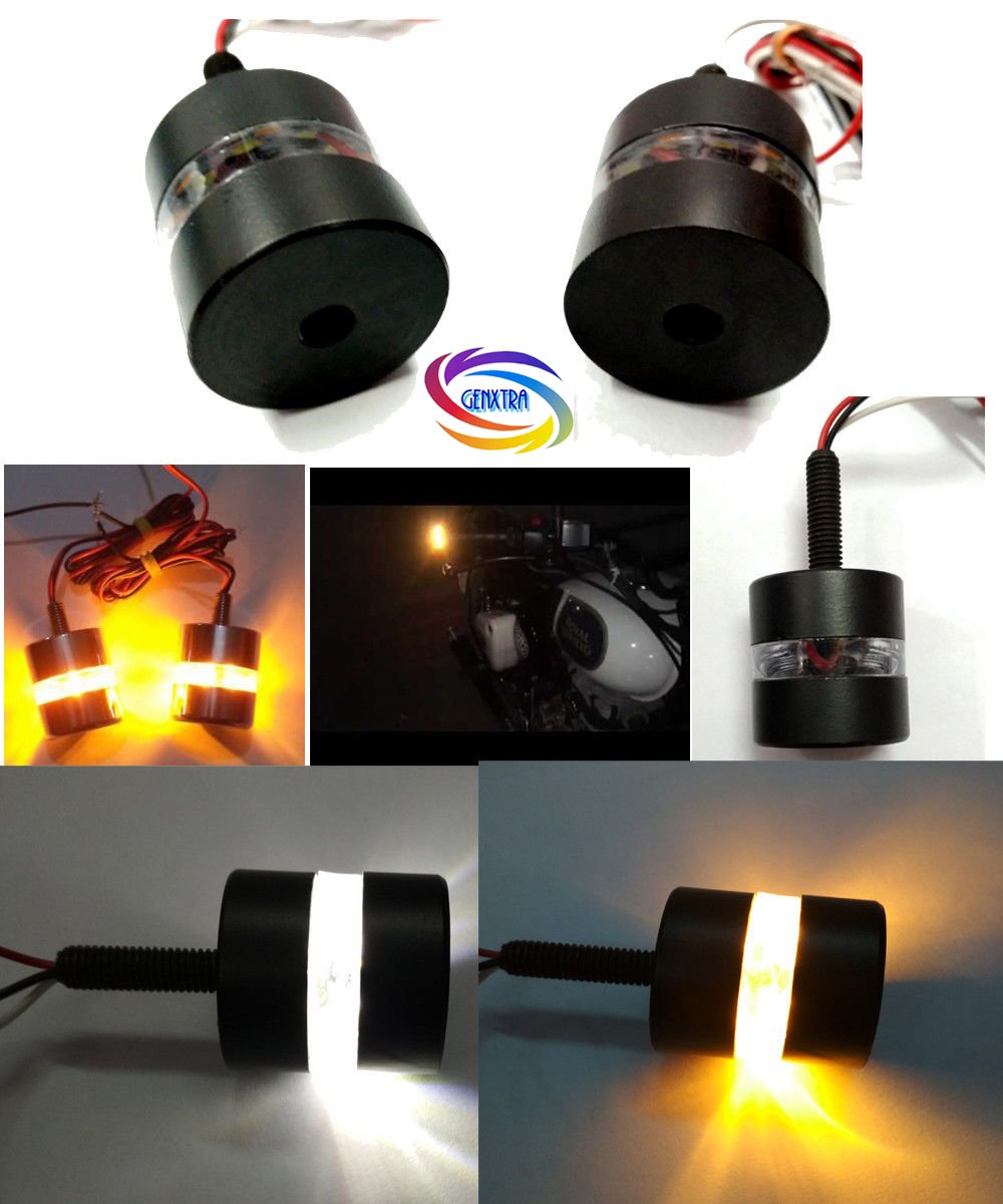 Turn Signal Bar End Lights For Royal Enfield Fits Royal Enfield