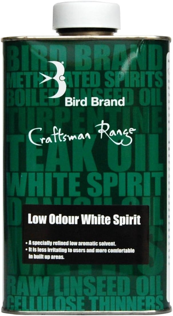 2 Litre Bird Brand Low Odour White Spirit - Box of 8