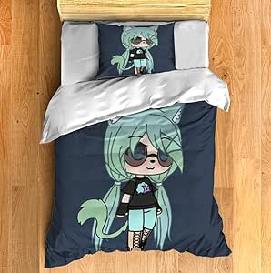 Amazon.com: Duvet Cover Set Gacha Life Series Chloe The ...