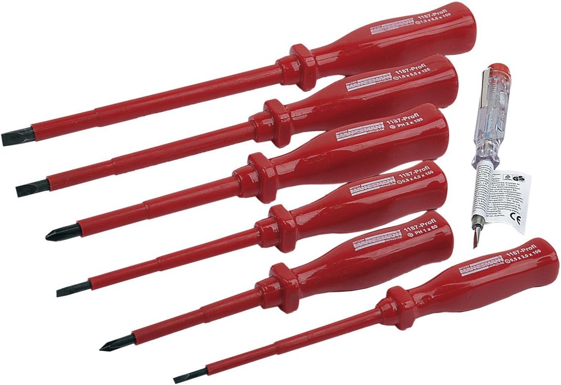 Mannesmann VDE-Screwdriver Set (7 Pieces), Multicolor - Image 3
