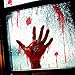 104 Pcs Scary Halloween Party Supplies Bloody Halloween Decorations Indoor, Window Decals Wall Sticker Floor Clings, Handprint Decal Footprint Sticker for Bathroom Office Window Wall Door Floor