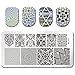 Born Pretty 5Pcs Nail Art Stamp Template Image Plates BPL026-030