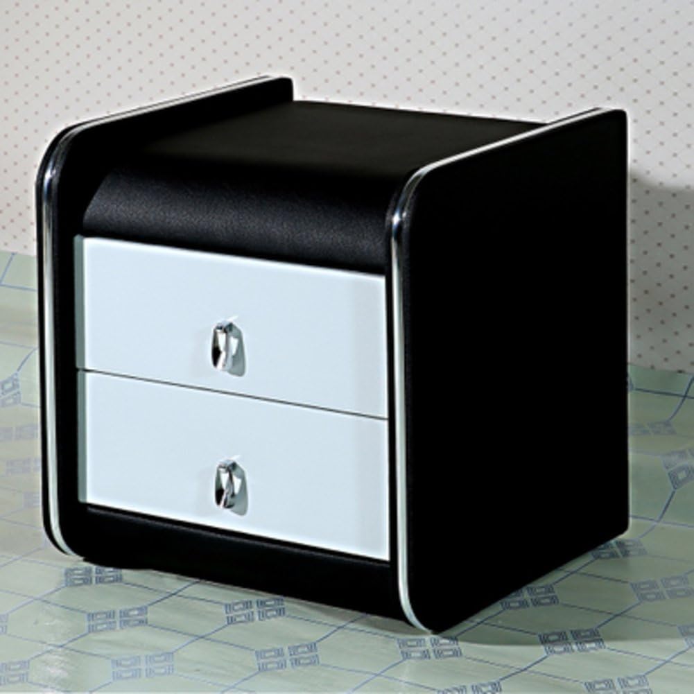 EWYGFRFVQAS Mesita de Noche cortical Simple Moderno con Cerradura