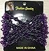 Easy Comb Magic Comb Stretchy Beaded Hair Comb in Purple Beads by Hair Accessories