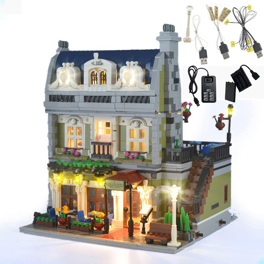 Lego Moc Lego Creator Lego Town Hall Bricklink GEAMENT LED Light