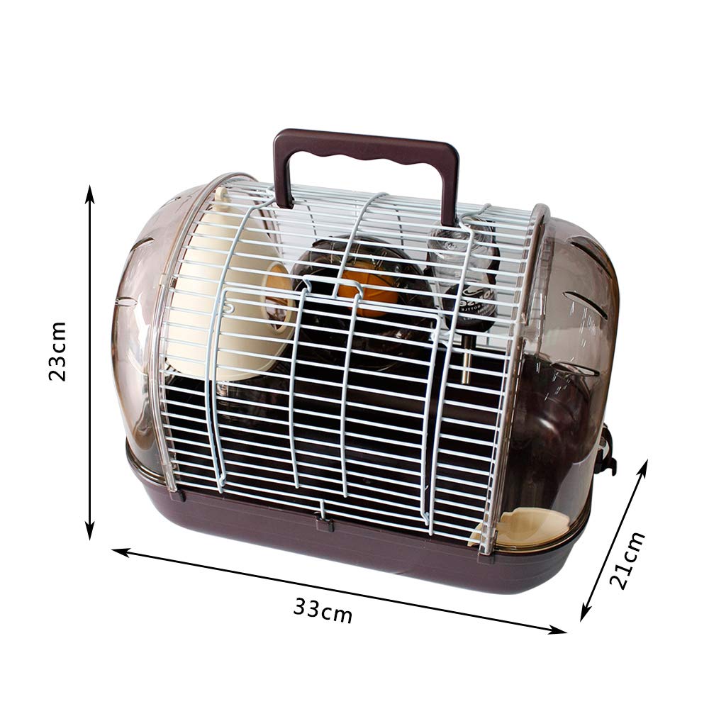 Jaula Para Hamster Plastico Jaula Para Hamster Roborowski Jaula De Cristal Para Hamster Con Bebedero Comedero Tune De Juego Dzl M 40 26 28 5cm Rosa A1 Bebedero Gratis Animales Pequenos Casas