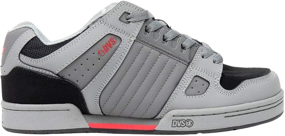DVS mens Celsius Skate Shoe, Charcoal/Black/Red, 12 US: Shoes