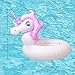 Unicorn Pool Float, Unicorn Pool Float for Kids, Inflatable Swimming Pool Float Ride on Water Raft Swim Ring Pool Floaties for Girl Children Boy Beach,Party,and Decoration T(Unicorn Purple)