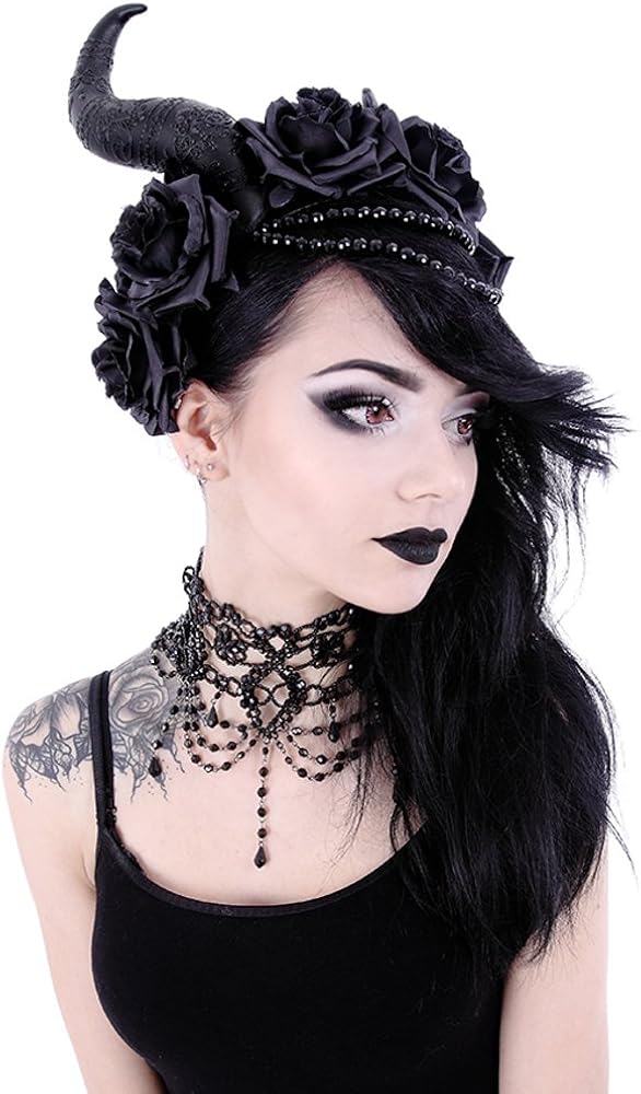 Amazon Com Restyle Victorian Gothic Burlesque Black Beaded