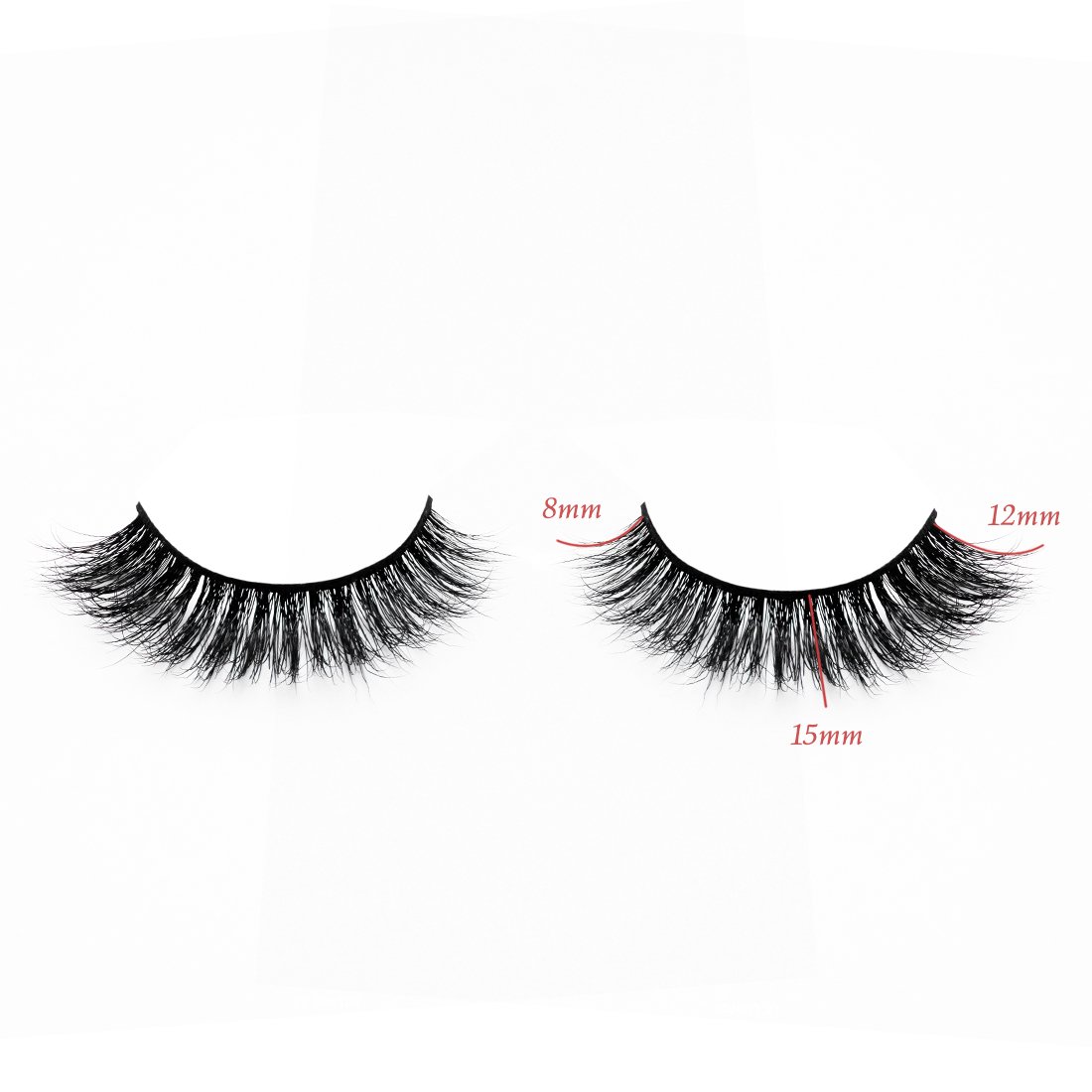 Mink Lashes Faux Mink Eyelashes Strips Natural Handmade False Eyelashes Thick Reusable Mink Fake Eye lashes 3D Style for Makeup by LK LANKIZ