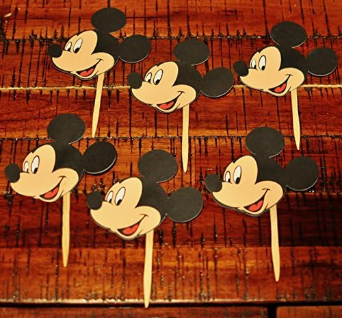 Mickey Mouse Cupcake Toppers set of 12
