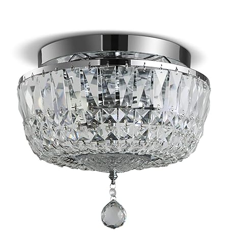 Modern Living Room Crystal Ceiling Light Simple 3 Head Room Aisle