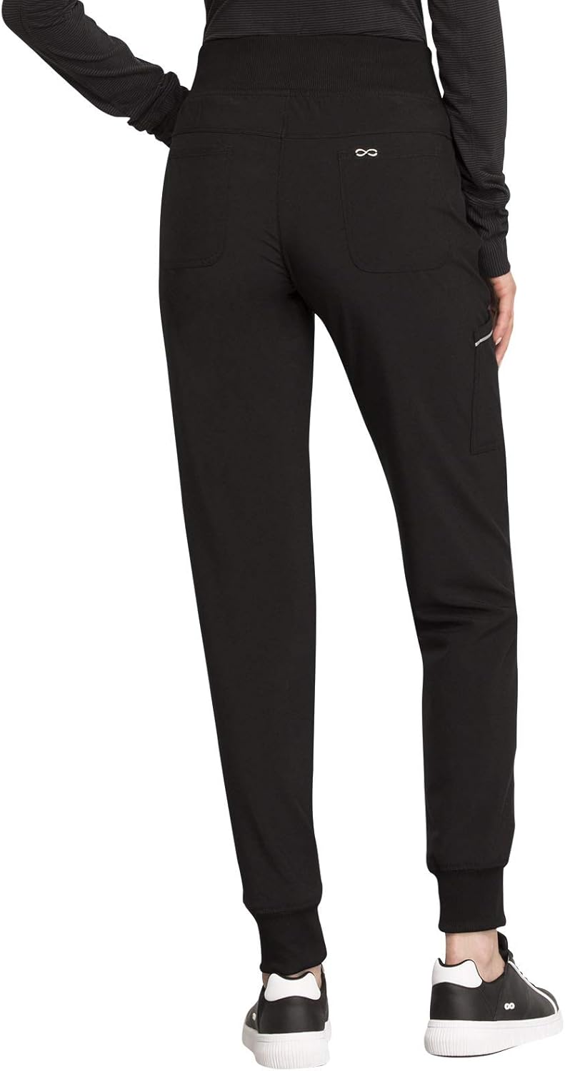 CHEROKEE Infinity Mid Rise Tapered Leg Jogger Scrub Pant Scrub Pant: Clothing