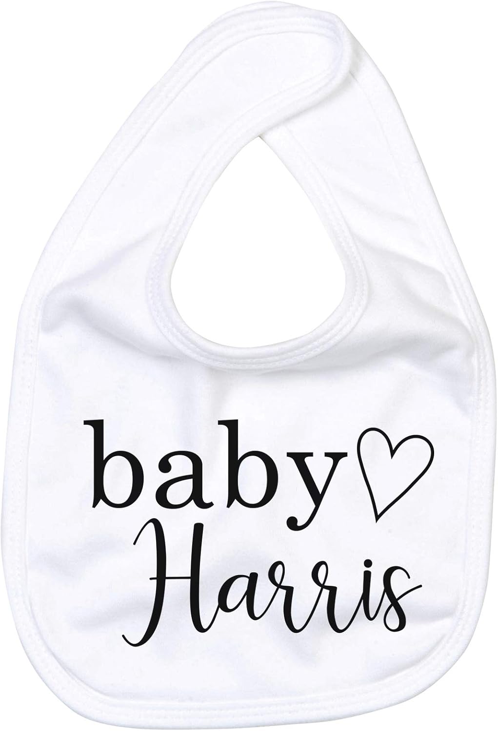 Personalised Baby Name Bib Pregnancy Announcement New Baby Shower