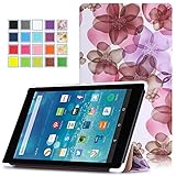 MoKo Case for Fire HD 8 2015 [Previous 5th Gen ONLY] - Ultra Lightweight Slim-shell Stand Cover with Auto Wake/Sleep for Amazon Kindle Fire HD 8