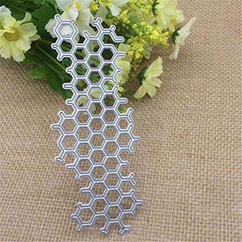 Honeycomb Metal Cutting Dies Stencil Scrapbooking Photo Album Card Paper Embossing Craft DIY Dies Cut