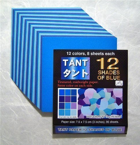 Tant Blues - 6 in (15 cm) 12 colors - 48 sheets by Toyo