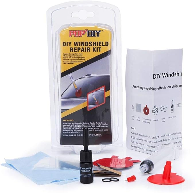 Amazon Fms 窓 ガラスとフロントガラス修理 ひび割れ補修 車用工具 自動車 ウィンドウ用ツール 車 バイク