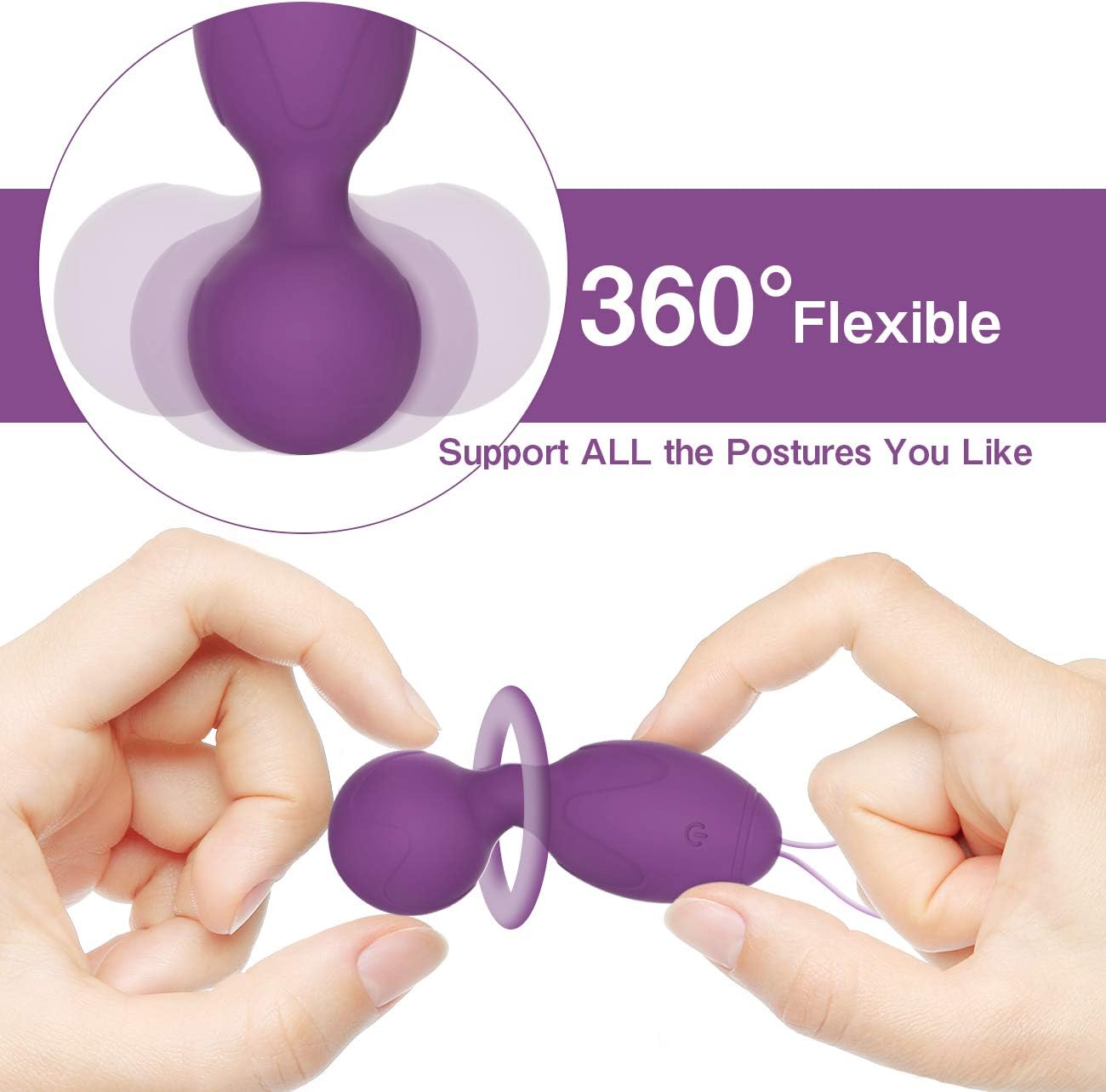 Kegel Balls for Women by Acvioo, 360° Flexible Silicone Kegel Exercise Weights for Bladder Control, Pelvic Floor Exercises & Tightening: Health & Personal Care