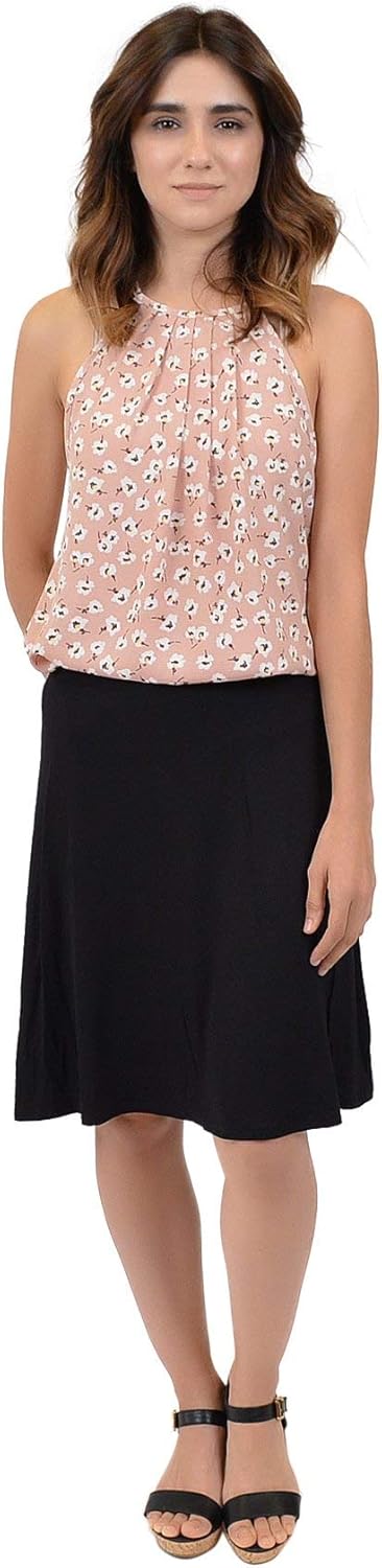 Knee Length A-Line Flowy Skirt | Comfortable Clothes for Women and Girls | S-5XL at  Women’s Clothing store