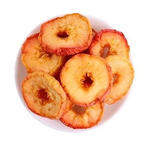 Dried Apple Slices, 18 ounce Bag, No Sugar Added Without any Additives Organic Dried Apples, Sand Fruit Contains Organic Acids and vitamins, for Adult and Child Snacks and Dried Fruit (1.1 lb)