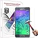 Galaxy Alpha Screen Protector, PThink Premium Tempered Glass Screen Protector for Samsung Galaxy Alpha with 9H Hardness/Anti-scratch/Fingerprint resistant (Samsung Galaxy Alpha)