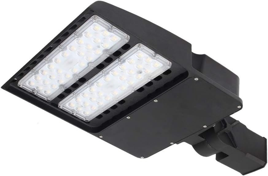 150W LED Parking Lot Light, Shoebox Pole Lights, Daylight 5700K, 450W
