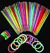 Vivii Glowsticks, 100 Light up Toys Glow Stick Bracelets Mixed Colors Party Favors Supplies (Tube of 100) primary