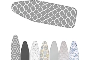Anti Scorch Ironing Board Covers, Cotton Iron Board Cover, 36x13 38x13 43x14 48x15, Ironing Board Replacement Cover with Cott