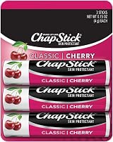 Chapstick Classic Lip Balm Cherry Flavor 3 Pack Hydrating Moisturizing view 1