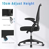 naspaluro Ergonomic Office Chair with 90° Flip-up Armrests, Lumbar Support view 6
