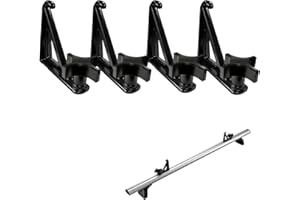 TIMILGE Load Stops Replacement T-Slot Truck Cross Bar for Ladder Firewood Skis Snowboard Kayak 4 Pack